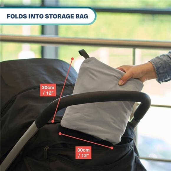 Gate check stroller bag for airplane travel large waterproof stroller cover trav - Picture 6 of 8